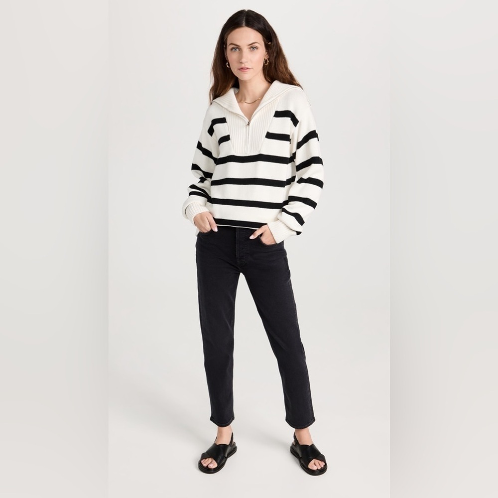 AGOLDE Riley High Rise Straight Crop Jeans
